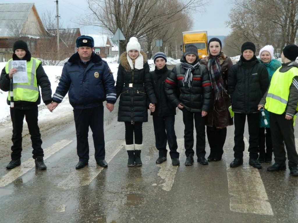 Совместная акция "Пешеходный переход"