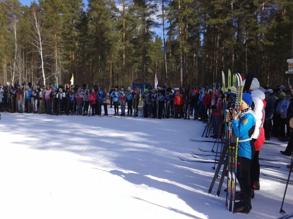 Районные соревнования по лыжным гонкам среди школьников